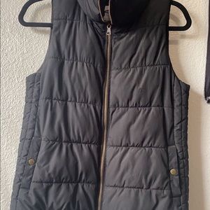 old navy black vest